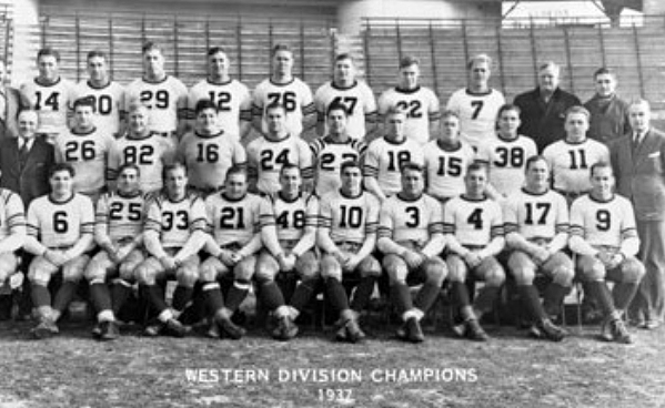 1937 NFL West Division Champions